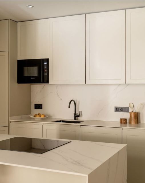 Cocina blanca a medida